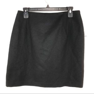 NWT I Lyse Hart LTD Black Wool Skirt, Size 14
